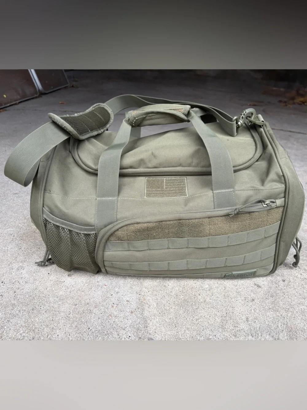 Highland Tactical Squad 1.0 green military duffel bag heavy duty travel